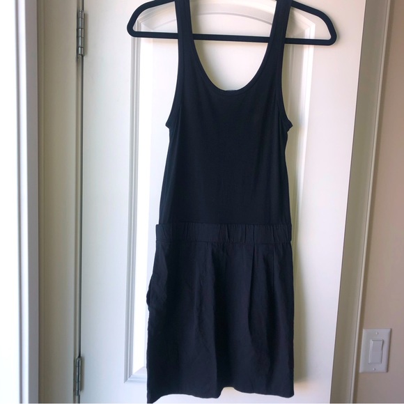 THEORY Black Sleeveless Short Dress - Picture 2 of 9